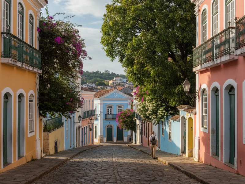 Este roteiro de 3 dias em Salvador foi cuidadosamente planejado para o viajante solo que busca uma experiência autêntica, equilibrando a liberdade da exploração independente com oportunidades enriquecedoras de socialização. Você se hospedará em um hostel comunitário no coração do Pelourinho, um ponto de partida seguro e vibrante para suas aventuras. Os dias serão preenchidos com imersões culturais em locais icônicos como o Pelourinho, Mercado Modelo e Farol da Barra, sempre com foco em rotas bem avaliadas e seguras. Haverá momentos para desfrutar da culinária local em restaurantes tradicionais e a chance de se conectar com outros viajantes em tours em grupo ou com a comunidade local em cafés charmosos. A mobilidade será prática, utilizando caminhadas e aplicativos de transporte, garantindo segurança e eficiência. Prepare-se para uma jornada de autodescoberta, aventura e muitas memórias em uma das cidades mais encantadoras do Brasil! 🇧🇷✨