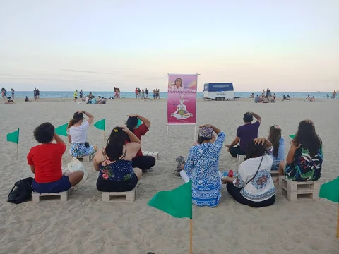 Sessão de Yoga/Meditação no hotel