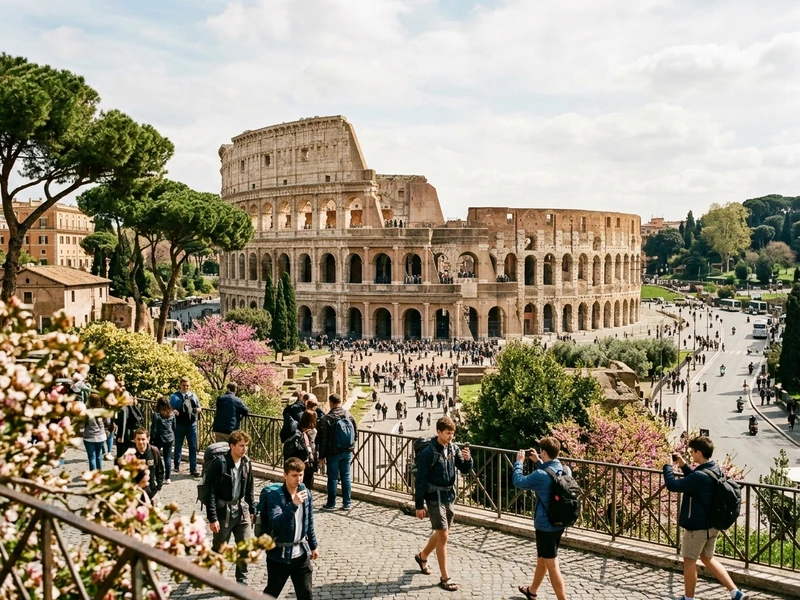 Roteiro mochileiro estrategico de tres dias em Roma com foco maximo em economia, autonomia e experiencias culturais enriquecedoras! 🇮🇹 Aproveite a primavera romana para circular a pe e de transporte publico entre o Coliseu, os mirantes do Monte Capitolino e do Aventino, as fontes barrocas e os bairros mais autenticos como Monti, Trastevere e Testaccio. Com refeicoes baratas em mercados de bairro, fatias de pizza de renome e hospedagem em hostel bem avaliado perto de Termini, voce descobre a essencia da Cidade Eterna sem pesar no bolso! 🎒🍕