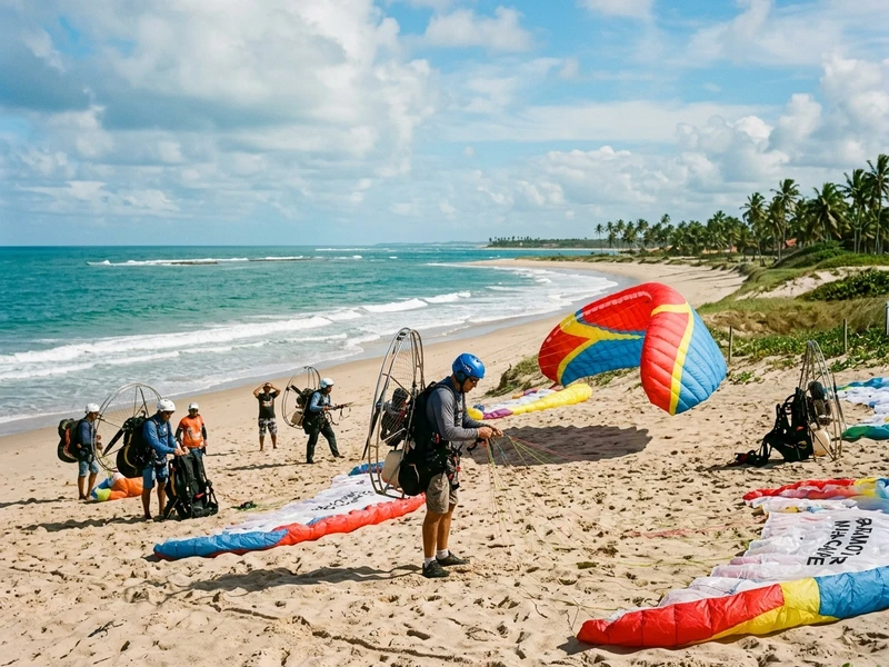 Um roteiro eletrizante e dinâmico desenhado exclusivamente para desbravadores fisicamente ativos que exigem emocao constante. Deixe de lado os passeios calmos e mergulhe de cabeca em voos de paramotor sobrevoando a costa, mergulho autonomo com escafandro em naufragios desafiadores, kitesurf veloz nas rajadas da primavera, trilhas densas em remanescentes de Mata Atlantica e sessoes autenticas de surf no pico das ondas de Maracaipe. Cada segundo e sincronizado com os melhores profissionais tecnicos e foco total em seguranca sem perder a pulsacao maxima! ⚡🔥