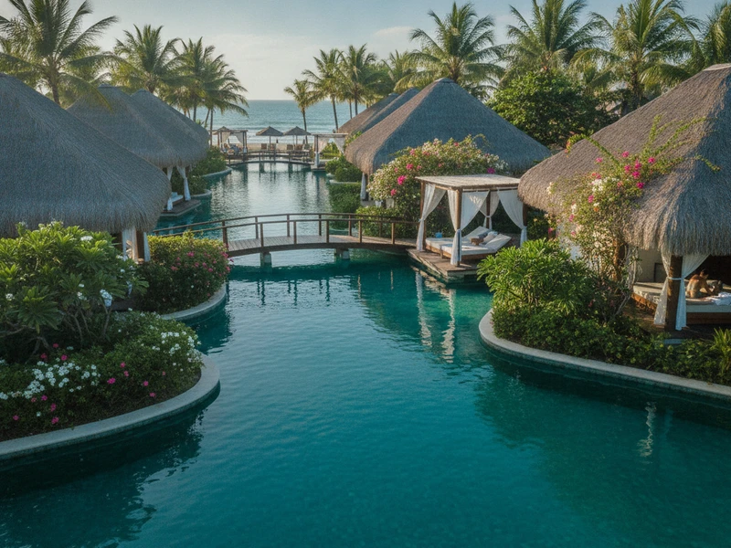 Este roteiro de 3 dias em Porto de Galinhas foi cuidadosamente planejado para quem busca relaxar e descansar, priorizando um ritmo tranquilo e experiências que promovem o bem-estar. A hospedagem de alto padrão no Nannai Resort & Spa oferece uma infraestrutura completa de spa e lazer, garantindo conforto e serenidade. Os dias incluem passeios suaves às famosas Piscinas Naturais, explorando a beleza natural da região sem pressa, e momentos de puro deleite nas praias mais calmas, como a Praia do Cupe. A gastronomia local é explorada em restaurantes renomados, com foco em frutos do mar frescos e ambientes acolhedores. Cada atividade foi pensada para evitar aglomerações e deslocamentos cansativos, permitindo que você desfrute de cada momento com plenitude e renovação. Prepare-se para dias de sol, brisa do mar e total tranquilidade. 🧘‍♀️☀️