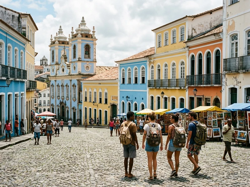 Um roteiro mochileiro vibrante e acessivel por tres dias inesqueciveis na capital baiana! 🎒 Com base em um hostel acolhedor no Pelourinho, voce vai mergulhar nas raizes historicas da cidade gastando quase nada, aproveitando o transporte publico e a culinaria de rua. 🏖️ O itinerario equilibra a fe da Igreja do Bonfim, o charme portuario da Ribeira, tardes ensolaradas no Porto da Barra e a boemia artistica do Rio Vermelho ao redor dos melhores tabuleiros de acaraje. Uma experiencia cultural autentica, economica e rica em conexoes humanas! 🥁🌅