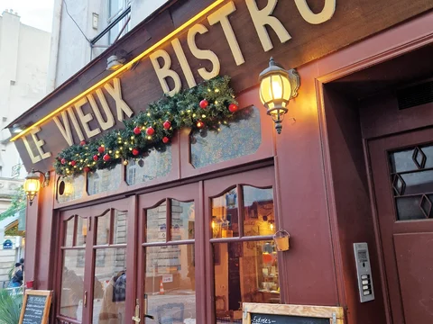Restaurante popular no Quartier Latin