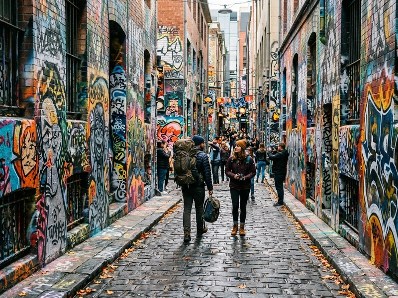 Um roteiro vibrante de 3 dias pensado sob medida para mochileiros que desejam vivenciar a essência de Melbourne sem estourar o orçamento! 🍂 Explore os icônicos becos repletos de arte urbana em Hosier Lane, encante-se com a grandiosa State Library e prove os sabores do mundo no Queen Victoria Market gastando poucos dólares. ☕ Aventure-se pelas ruas boêmias de Fitzroy entre brechós descolados e praças históricas, aproveite os bondes gratuitos no centro e sinta a brisa marítima da praia de St Kilda ao entardecer. Hospedando-se em um hostel premiado com terraço panorâmico, você fará conexões autênticas com viajantes do mundo todo enquanto descobre uma das capitais culturais mais fascinantes do planeta de maneira sustentável e econômica. 🌆✨