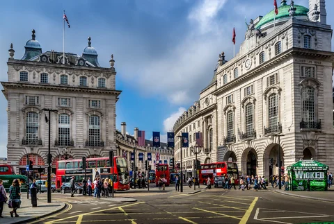 Piccadilly Circus e Regent Street