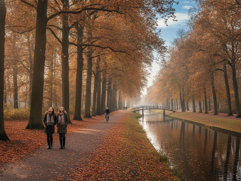 Este roteiro de 3 dias por Amsterdã é cuidadosamente elaborado para amantes da natureza, com foco em experiências de baixo impacto ambiental e na valorização dos ecossistemas locais. Você explorará parques urbanos como o Amsterdamse Bos e o Vondelpark, desfrutando de trilhas certificadas e da exuberância das cores do outono. A viagem se estende à pitoresca região de Waterland, onde vilarejos charmosos e paisagens rurais convidam a passeios de bicicleta e observação da vida selvagem. As acomodações são eco-friendly, e a gastronomia prioriza restaurantes 'farm-to-table' e plant-based, garantindo uma experiência consciente e deliciosa. Prepare-se para uma imersão na beleza natural e na cultura sustentável da Holanda. 🌳🚲🍽️💚