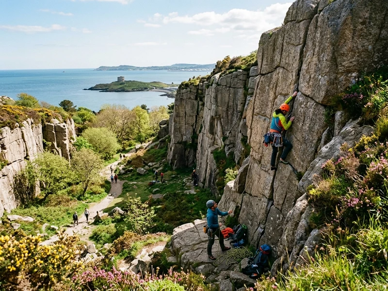 Roteiro de expedição de alta intensidade projetado para aventureiros que buscam adrenalina autêntica e esforço físico na primavera irlandesa 🌲⚡. O programa reúne escalada técnica em rocha e saltos no mar em Dalkey e Sandycove, descida de rafting em corredeiras fluviais desafiadoras, trilhas de mountain bike downhill nas montanhas de Ticknock e trekking veloz pelas falésias de Howth culminando em kitesurf oceânico 🌊🚴‍♂️. Tudo com ênfase rigorosa em segurança, equipamentos técnicos certificados e ritmo vigoroso contínuo.