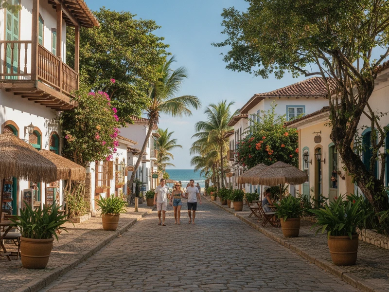 Este roteiro de 3 dias em Porto Seguro, Bahia, foi cuidadosamente elaborado para casais que buscam uma experiência romântica e intimista. Começando pelo charme de Arraial d'Ajuda, o casal desfrutará de acomodações especiais, jantares sofisticados e vistas panorâmicas ao entardecer. O roteiro inclui momentos de relaxamento na Praia do Mucugê, um revigorante spa a dois e um inesquecível passeio de barco ao pôr do sol, culminando em um jantar à luz de velas. O último dia é dedicado à rica história de Porto Seguro, com visitas ao Centro Histórico e compras de artesanato local. Cada atividade foi pensada para fortalecer a conexão e criar memórias duradouras, evitando atrações impessoais e mantendo a atmosfera de exclusividade e romance. Preparem-se para dias de sol, mar, cultura e muito amor na Bahia! 🌴❤️