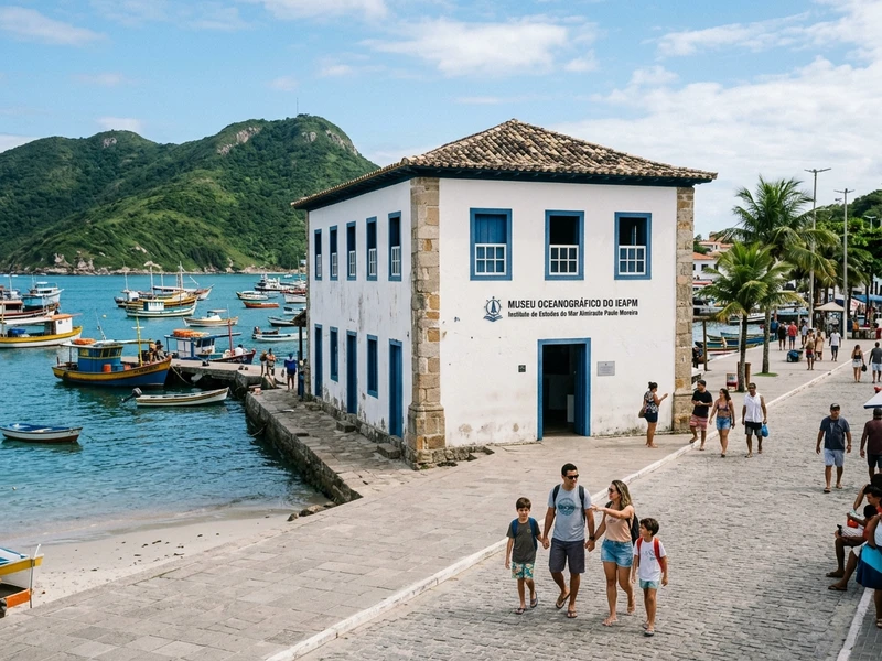 Um roteiro pensado com carinho para reunir todas as geracoes com seguranca e serenidade. 🏖️🌊 Explore o melhor de Arraial do Cabo sem trilhas perigosas ou escadarias exaustivas, privilegiando praias de mar calmo como a Prainha e a Praia dos Anjos, alem de um museu interativo encantador para as criancas. A programacao valoriza pausas estrategicas para repouso no hotel, restaurantes com excelente culinaria local e calçadaos planos ideais para idosos e carrinhos de bebe. Uma viagem memoravel com conforto e zero estresse! ✨☀️