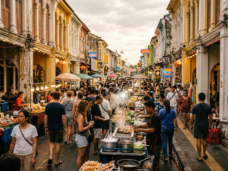 Um roteiro épico de 3 dias dedicado exclusivamente aos apaixonados por gastronomia refinada e autêntica em Phuket 🌿. A experiência percorre o rico patrimônio culinário sino-tailandês com paradas nos icônicos Raya e Tu Kab Khao, uma aula prática de culinária real no Blue Elephant, degustações na destilaria de rum agrícola de Chalong e segredos rústicos no manguezal em Mor Mu Dong 🦀. A grande consagração gastronômica acontece no norte com a visita à fazenda Pru Jampa e o suntuoso menu degustação no estrelado PRU ✨.
