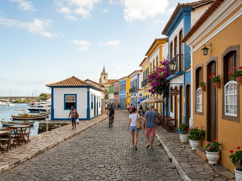 Roteiro cultural completo e documentado de 3 dias revelando as multiplas camadas historicas de Cabo Frio 🏛️. A viagem percorre a arquitetura colonial do Bairro da Passagem, fortificacoes militares do seculo XVII contra piratas e franceses no Forte de Sao Mateus ⚔️, o rico acervo sacro franciscano no antigo Convento de Nossa Senhora dos Anjos (MART) e o simbolismo do Morro da Guia. Alem dos marcos coloniais, a experiencia proporciona vivencia direta no Quilombo de Sobara para aprender sobre a memoria afro-brasileira, a tradicao pesqueira caiçara e a sofisticada culinaria regional 🦐.