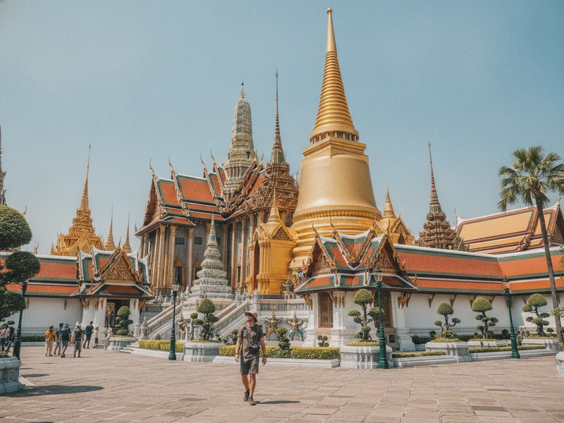 Este roteiro de 3 dias em Bangkok foi cuidadosamente planejado para o viajante solo que busca autodescoberta, aventura e imersão cultural, com oportunidades equilibradas de exploração independente e socialização. Você mergulhará na rica história e espiritualidade da cidade visitando templos icônicos como o Grand Palace e Wat Pho, explorará mercados vibrantes como o Chatuchak, e navegará pelos pitorescos canais (klongs). A hospedagem em um hostel moderno com áreas comuns convidativas facilita a conexão com outros viajantes, enquanto atividades como aulas de culinária e visitas a cafés com atmosfera comunitária oferecem chances de interagir com locais e outros turistas. Priorizamos a segurança e a conveniência, com rotas bem avaliadas e dicas para uma experiência tranquila. Prepare-se para uma jornada de autoconhecimento e descobertas em uma das cidades mais fascinantes do mundo! 🌟🍜🛶
