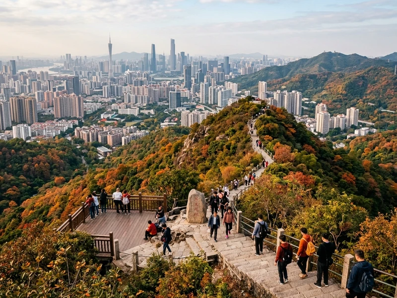 Um roteiro dinâmico e implacável montado para exploradores que buscam esforço físico e paisagens impactantes no sul da China 🇨🇳. O roteiro combina trilhas íngremes no Moxing Ridge, o vertiginoso circuito aéreo Alpha Park na fachada da Torre de Cantão, saltos de parapente sobre os vales verdes de Conghua 🪂 e a monumental ascensão vertical de 9.999 degraus em Baishuizhai 🧗‍♂️. Tudo pontuado por sessões de escalada e caiaque técnico, aproveitando o clima firme e fresco do outono cantonês com foco absoluto em segurança e alta intensidade.