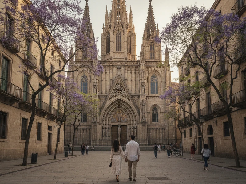 Este roteiro de 3 dias em Barcelona foi cuidadosamente elaborado para casais que buscam uma experiência romântica e intimista. 💖 Começando no coração do Bairro Gótico, o casal explorará a história e a cultura da cidade, desfrutando de jantares à luz de velas em ambientes especiais. O roteiro inclui passeios por locais icônicos como o Park Güell e os Bunkers del Carmel, que oferecem vistas panorâmicas deslumbrantes ao entardecer, perfeitas para momentos a dois. Uma experiência relaxante em um spa exclusivo e um inesquecível passeio de barco ao pôr do sol pelo Port Vell são destaques que prometem fortalecer a conexão e criar memórias duradouras. A acomodação foi escolhida para proporcionar um ambiente especial, e a gastronomia de alto nível complementa cada dia, garantindo que cada momento seja único e apaixonante. 🥂
