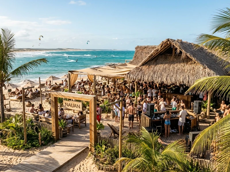 Roteiro dinâmico e vibrante pensado especialmente para quem valoriza boa música, festas e vida noturna agitada em São Miguel do Gostoso 🌴✨. Com manhãs e tardes dosadas para poupar energia, a programação combina os melhores beach clubs, pôr do sol lendário em Tourinhos e noites badaladas na Rua da Xêpa e em festas exclusivas, tudo com deslocamentos ágeis e transporte seguro 🍹🎶.