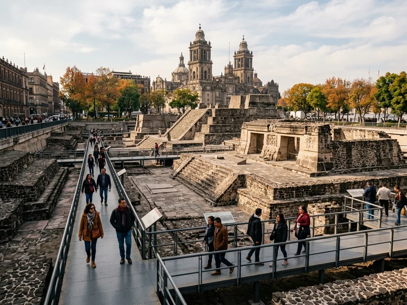 Roteiro de 3 dias dedicado a viajantes que buscam densidade histórica e artística na capital do México. A jornada percorre desde a civilização mexica no Templo Mayor e as preciosidades do Museu Nacional de Antropologia até o muralismo revolucionário de Bellas Artes e a intimidade da Casa Azul em Coyoacán. O itinerário une preservação patrimonial, artesanato tradicional e alta gastronomia histórica mesoamericana.