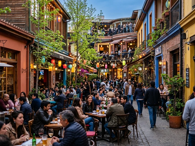 Roteiro planejado sob medida para entusiastas de festivais, música e vida noturna intensa. As tardes são equilibradas com passeios artísticos, gastronomia e repouso essencial, garantindo energia total para desbravar os melhores clubes, rooftops e festas de Bellavista, Vitacura e Providencia. Uma imersão sensorial com segurança, coquetelaria de ponta e sonoridades inesquecíveis nas pistas mais disputadas da capital chilena.