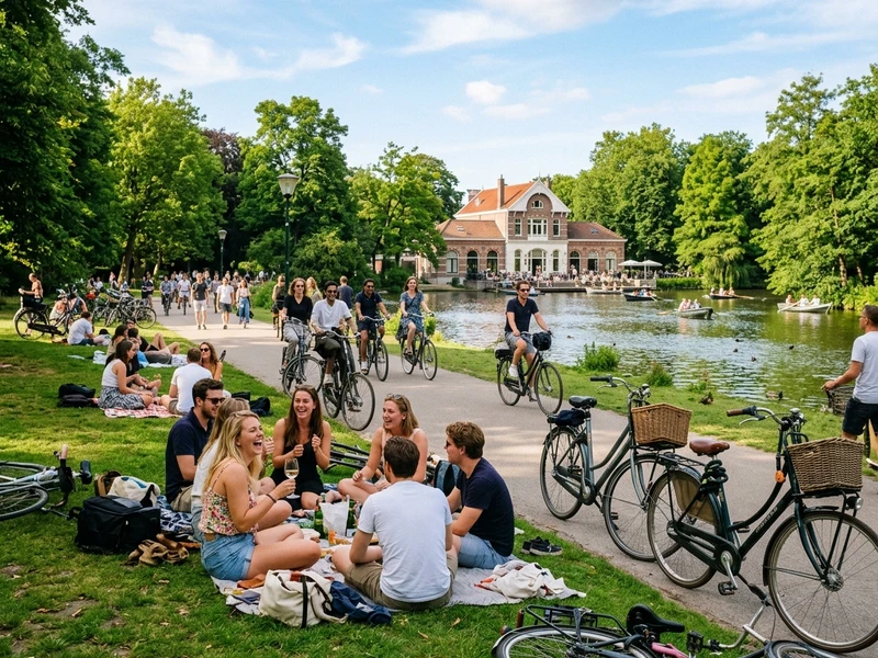 Viva o melhor da cena de entretenimento europeia em um roteiro vibrante de 3 dias, pensado especialmente para quem ama festas e música eletrônica. Durante as tardes ensolaradas de verão, aproveite passeios descontraídos pelo Vondelpark, arte urbana em NDSM Werf e cruzeiro open bar pelos canais históricos, guardando fôlego para as lendárias noites da cidade. Quando o sol se põe, mergulhe nos epicentros noturnos de Leidseplein e Rembrandtplein, dançando até tarde em clubes icônicos como Melkweg, Shelter e Escape. Uma experiência intensa com logística inteligente de transporte noturno e descanso garantido! 🎧🕺🎉