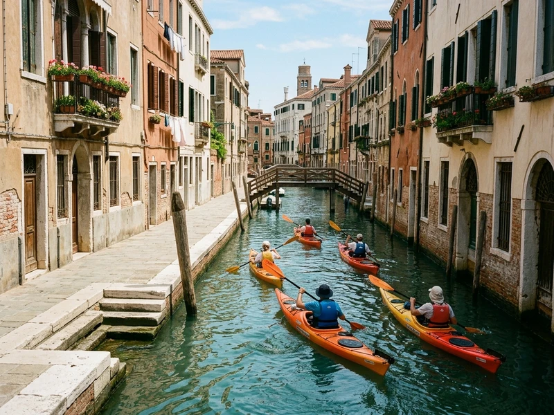 Explore a face indomita e vibrante da laguna italiana em um roteiro eletrizante de 3 dias desenhado para quem busca adrenalina real e desafio fisico ininterrupto. Longe dos roteiros tradicionais e das multidoes, esta jornada combina esportes radicais aquaticos e aereos, iniciando com caiaque oceanico entre ilhas remotas e kitesurf com ventos termicos no Adriatico. O clímax atinge seu ápice em um salto tandem de paraquedas a 4.000 metros sobre o arquipelago, seguido de mergulho tecnico em recifes marinhos submersos. Para fechar com bravura, encare corridas tecnicas sobre dunas intocadas e o rigor do remo atletico tradicional. Um planejamento focado em seguranca total, equipamentos certificados e pura acao ao ar livre! ⚡🧗‍♂️🌊