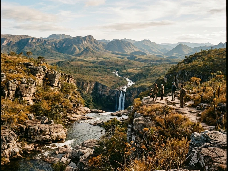 Roteiro planejado para amantes da natureza que priorizam o turismo sustentável e a conservação do Cerrado. Durante o outono, o destino oferece clima ameno e águas incrivelmente límpidas. A programação inclui trilhas no Parque Nacional, passarelas suspensas de baixo impacto nas Loquinhas, banhos em cachoeiras exuberantes e a mística contemplação do Jardim de Maytrea, tudo conectado com pousada ecológica e culinária orgânica de produtores locais. 🍃💦🌄