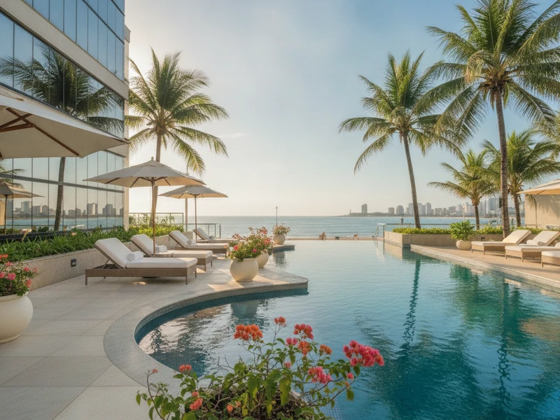 Este roteiro de 3 dias em Recife foi cuidadosamente planejado para quem busca relaxar e descansar, priorizando um ritmo tranquilo e experiências que promovem o bem-estar. A hospedagem de luxo no Grand Mercure Recife Boa Viagem oferece toda a infraestrutura necessária para o conforto e a revitalização. Os dias são preenchidos com atividades suaves, como sessões de spa, caminhadas pela Praia de Boa Viagem, visitas a parques serenos como o Jardim Botânico e passeios de catamarã que revelam a cidade de uma perspectiva calma. A gastronomia é um deleite à parte, com refeições em restaurantes renomados que oferecem ambientes acolhedores e culinária de alta qualidade. Cada detalhe foi pensado para evitar aglomerações, deslocamentos cansativos e atividades intensas, garantindo que cada momento seja de puro descanso e contemplação. Prepare-se para uma jornada de renovação em uma das cidades mais charmosas do Nordeste brasileiro. 😌🌊🌿🍽️