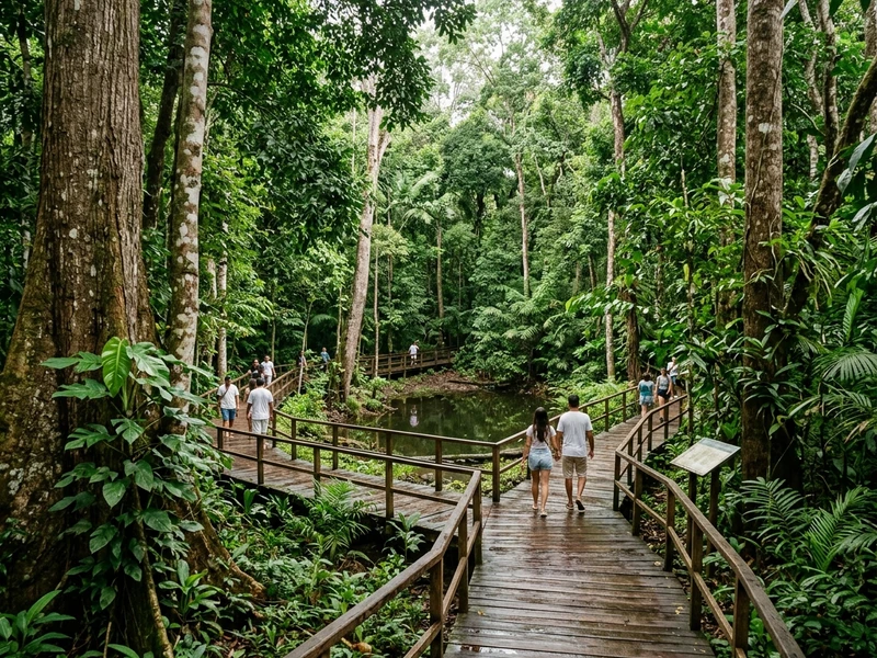 Roteiro de 3 dias dedicado a amantes da natureza que priorizam o turismo de minimo impacto ambiental e a preservacao da biodiversidade amazonica. O itinerario conecta reservas ecologicas, centros cientificos de conservacao do INPA e MUSA, alem de unidades florestais como o Parque do Mindu e a Reserva Sustentavel do Tupe. Com guias locais especializados e gastronomia de manejo sustentavel, a viagem proporciona uma conexao autentica com a flora e fauna nativas, valorizando o conhecimento tradicional ribeirinho e a protecao dos habitats naturais.