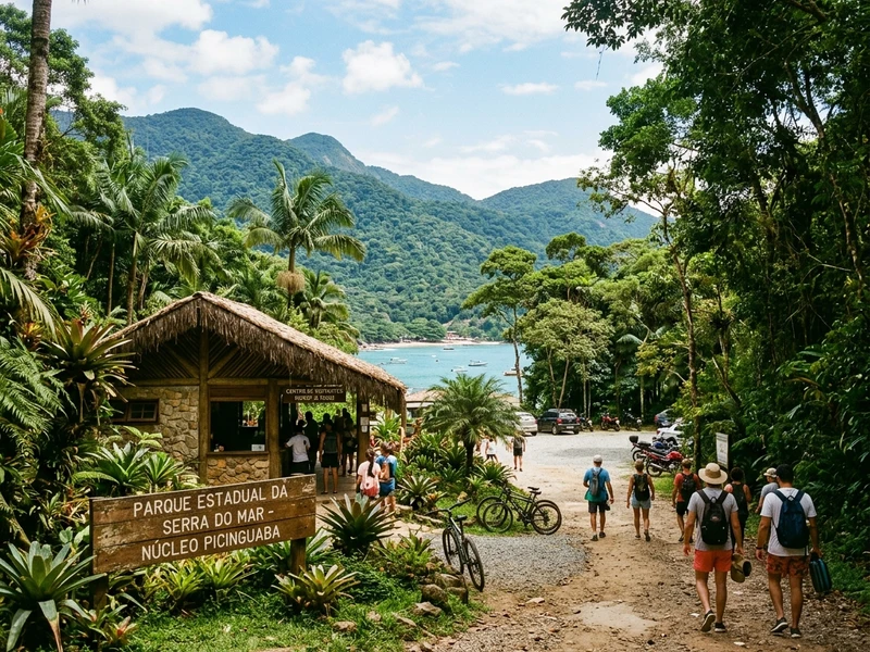 Um roteiro planejado exclusivamente para quem busca vivenciar a natureza intocada com profunda consciencia ecologica. Percorra trilhas certificadas no Parque Estadual da Serra do Mar, descubra os ecossistemas marinhos protegidos da Ilha Anchieta e caminhe por praias desertas guiado por monitores ambientais experientes. Cada refeicao valoriza a gastronomia caicara tradicional e a producao agroecologica, enquanto as acomodacoes sustentaveis e o uso de mobilidade compartilhada minimizam sua pegada de carbono durante todo o percurso. Uma conexao autentica entre terra, oceano e cultura nativa. 🍃🐢