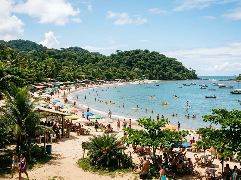 Criado sob medida para os apaixonados pela vida noturna e grandes celebrações, este roteiro equilibra manhãs restauradoras com tardes descontraídas à beira-mar e noites eletrizantes. Sem trilhas exaustivas que esgotem sua disposição, você aproveita o charme da Praia da Concha, os drinques no pôr do sol do Mirante do Xaréu e as águas límpidas da Ribeira. Ao cair da noite, o coração da vila ganha vida na icônica Rua da Pituba e na Passarela da Vila, passando pelos melhores clubes com forró autêntico, reggae e música eletrônica. 🍹🌊🕺