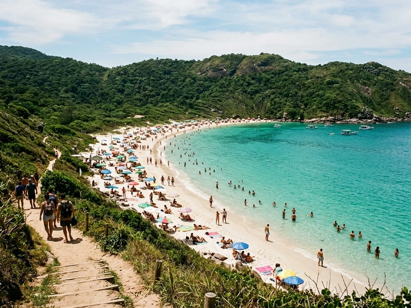 Um roteiro economico feito sob medida para mochileiros independentes explorarem cenarios incriveis sem estourar o orcamento! 🎒✨ Descubra praias paradisiacas como a Praia do Forno e as Prainhas do Pontal do Atalaia atraves de trilhas gratuitas e caminhadas acessiveis. O planejamento prioriza refeicoes saborosas em restaurantes populares, estadias em hostel compartilhado estrategicamente posicionado e o uso do transporte publico. Desfrute da natureza selvagem e de vistas panoramicas inesqueciveis com total liberdade! 🌊🏝️