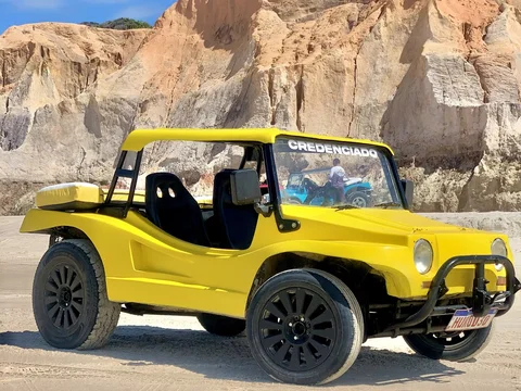 Buggy de Morro Branco a Praia das Fontes com Grutas
