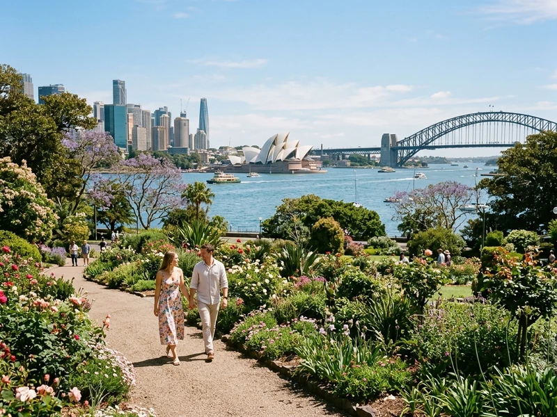 Um roteiro cuidadosamente desenhado para casais que buscam intimidade e momentos memoraveis em Sydney durante a primavera. O roteiro une o melhor da gastronomia requintada a luz de velas, relaxamento profundo em spa exclusivo, travessias panoramicas de barco e mirantes serenos longe de multidoes. Cada parada foi pensada para priorizar vistas deslumbrantes do porto e criar memorias apaixonantes a dois. 🌊🌸✨