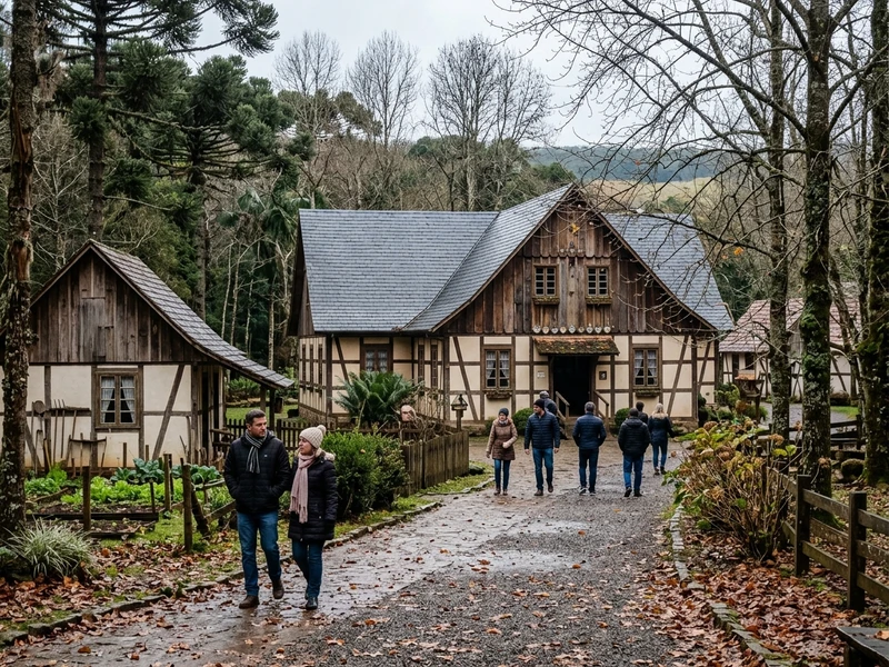 Um itinerário meticulosamente planejado para quem busca profundidade histórica e patrimônio autêntico na Serra Gaúcha 🏛️🌲. Descubra os assentamentos pioneiros de 1858, a fundação do primeiro banco cooperativo da América Latina pelo Padre Amstad, moinhos hidráulicos do século XX e monumentos lapidados que contam a saga dos colonos europeus 🥨📜. Alie conhecimento aprofundado a banquetes gastronômicos tradicionais e encontros com mestres artesãos locais no encanto acolhedor do inverno gaúcho.