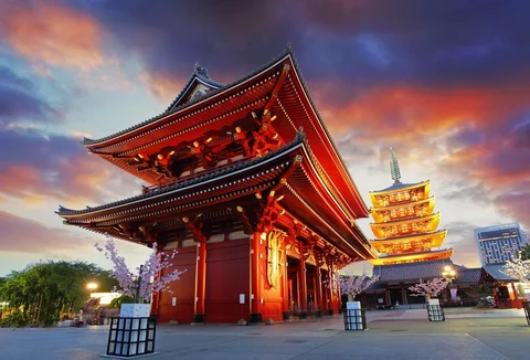 Templo Senso-ji e Nakamise-dori