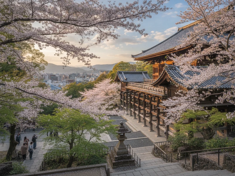 Este roteiro de 3 dias em Kyoto é uma jornada profunda pela rica tapeçaria cultural e histórica do Japão, ideal para viajantes curiosos e educados que buscam mais do que apenas pontos turísticos. Na primavera, a cidade se veste de cerejeiras em flor, adicionando um toque mágico à exploração. O itinerário foi cuidadosamente planejado para aprofundar a imersão cultural, visitando museus, monumentos históricos e experimentando a gastronomia típica com contexto. Evitamos roteiros superficiais, priorizando a profundidade sobre a quantidade de locais, garantindo que cada atração seja compreendida em seu significado histórico e cultural. Desde os templos Zen de Kiyomizu-dera e Tenryu-ji, passando pela elegância das geishas em Gion, a imponência do Castelo Nijo e a vibrante culinária do Mercado Nishiki, cada momento é uma oportunidade de conexão autêntica com a alma de Kyoto. Prepare-se para uma experiência enriquecedora que despertará seus sentidos e expandirá seu conhecimento sobre esta fascinante cultura. 🏯🌸🥢⛩️