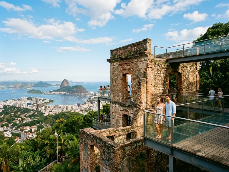Desfrute de uma escapada romantica inesquecivel a dois sob o calor vibrante do verao! Este roteiro exclusivo combina o charme bucolico e intimista de Santa Teresa com a sofisticacao gastronomica da Zona Sul. Cada detalhe foi desenhado para criar momentos especiais a dois, com navegacao privativa pela baia, relaxamento profundo em um spa de alto padrao, entardeceres dourados em mirantes panoramicos e jantares a luz de velas em restaurantes premiados. Um ritmo tranquilo e encantador, perfeito para conectar casais que buscam elegancia, exclusividade e memorias eternas. 🌴✨💑