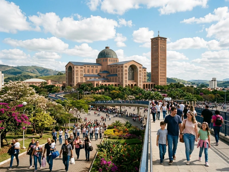 Descubra uma experiência enriquecedora e serena planejada para todas as gerações! 🌟 Este roteiro reúne o melhor do turismo com atrações 100% acessíveis, seguras e interativas, incluindo o Museu de Cera, o panorâmico Bondinho Aéreo, os pedalinhos da Cidade do Romeiro e a bucólica viagem no Trem do Devoto. Com deslocamentos curtos, pausas estratégicas de descanso em hospedagem de excelente infraestrutura e opções gastronômicas familiares, crianças e idosos aproveitam cada momento com todo o carinho e conforto merecidos. 🕊️✨