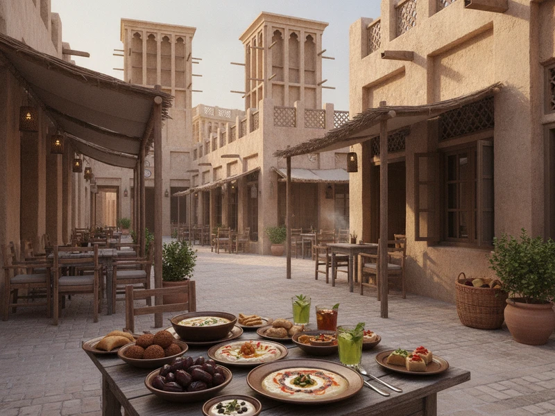 Prepare-se para uma aventura gastronômica inesquecível em Dubai! 🇦🇪 Este roteiro de 3 dias foi cuidadosamente elaborado para os amantes da boa comida, focando em experiências autênticas e restaurantes aclamados. Você explorará os aromas e sabores dos souks históricos, participará de uma aula de culinária para desvendar os segredos da cozinha Emirati, e se deliciará em restaurantes que são verdadeiras joias locais, incluindo o inovador Orfali Bros Bistro e o espetacular Al Hadheerah no deserto. Cada refeição é uma celebração dos ingredientes frescos e das tradições culinárias da região, garantindo uma imersão profunda na cultura gastronômica de Dubai. Prepare seu paladar para uma jornada de descobertas e prazeres culinários! 😋✨