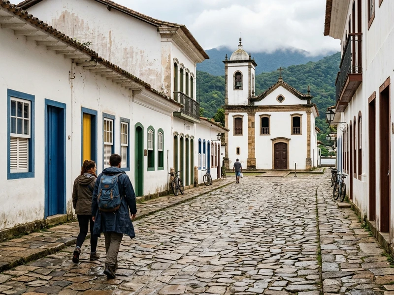 Roteiro perfeito de três dias sob medida para mochileiros que desejam gastar pouco e viver intensamente. 🌿 A programação combina caminhadas históricas gratuitas, passeios acessíveis utilizando apenas transporte público municipal, praias paradisíacas em Trindade e piscinas naturais formidáveis. 🚌 Tudo isso com hospedagem em hostel animado e refeições em restaurantes caseiros e quiosques populares que valorizam a rica culinária caiçara sem pesar no bolso! 🏖️