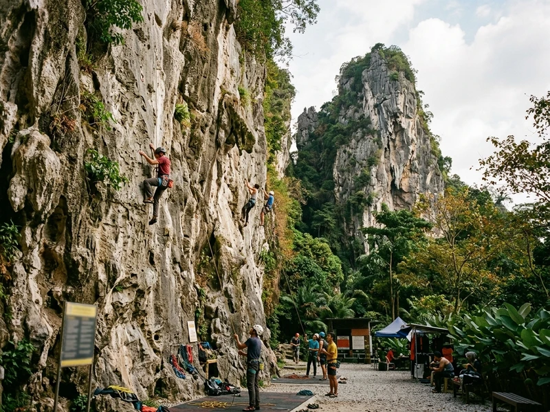 Roteiro de tirar o folego feito sob medida para quem busca adrenalina pura em meio a natureza selvagem da peninsula malaia. Sao tres dias com ritmo ininterrupto e desafios de alta intensidade fisica: encare escalada em rocha viva, enfrente as violentas corredeiras do Rio Selangor em botes inflaveis, cruze rios caudalosos rumo a quedas d agua secretas e domine paredes verticais desafiadoras. A combinacao perfeita de tecnicas esportivas, florestas tropicais exuberantes e muita superacao pessoal. ⚡🌿🔥